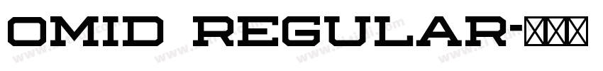 Omid Regular字体转换